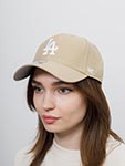 Бейсболка 47 BRAND арт. B-MVP12WBV-KHC Los Angeles Dodgers MLB (бежевый)